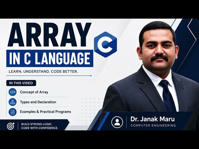 Array in C Programming Explained | Declaration, Initialization & Access | C Language Tutorial