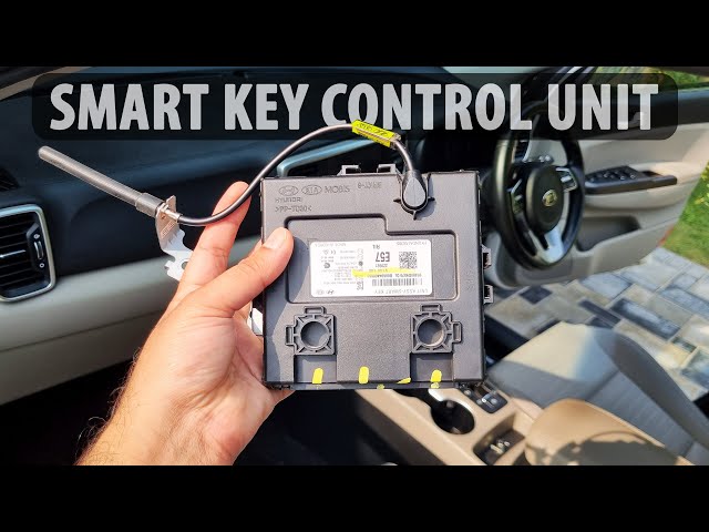 How to replace smart key control module in Kia Sportage