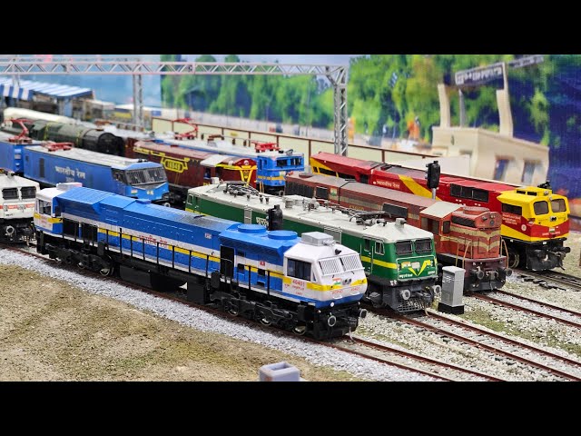 Compilation of Indian Ho Scale Model Trains ● Vande Bharat, LHB,ICF, Garib Rath ,Freight Train 