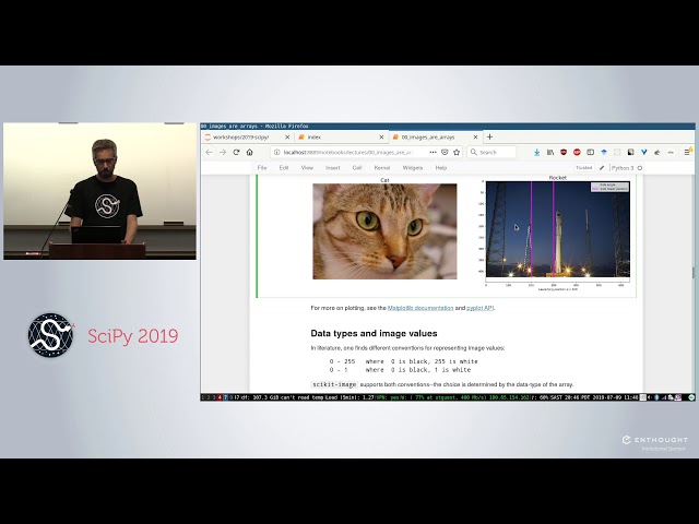 Image Analysis in Python with SciPy and Scikit Image | Scipy 2019 Tutorial | Nunez-Iglesias