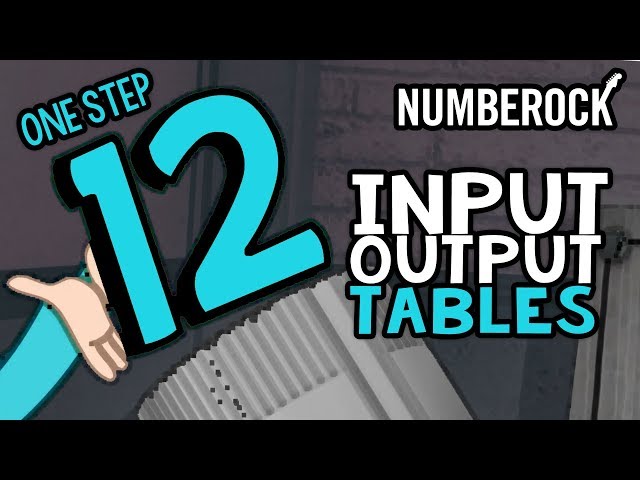 Input Output Tables Song | 4th Grade | Finding the Rule of A Function