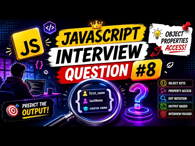 JavaScript Interview Question #8 That Confuses 90% of Developers | Predict the Output