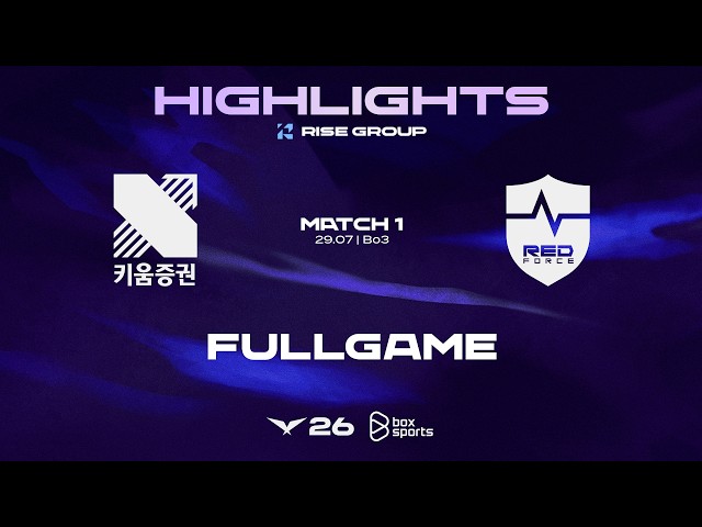 FULL HIGHLIGHTS KRX vs NS | MATCH 1 | 2026 LCK | 07.29.2026