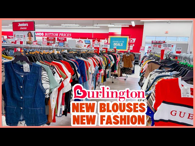 👚BURLINGTON NEW SPRING TOPS BLOUSES FOR LESS‼️AS LOW $4.99😮 | BURLINGTON SHOP WITH ME❤︎