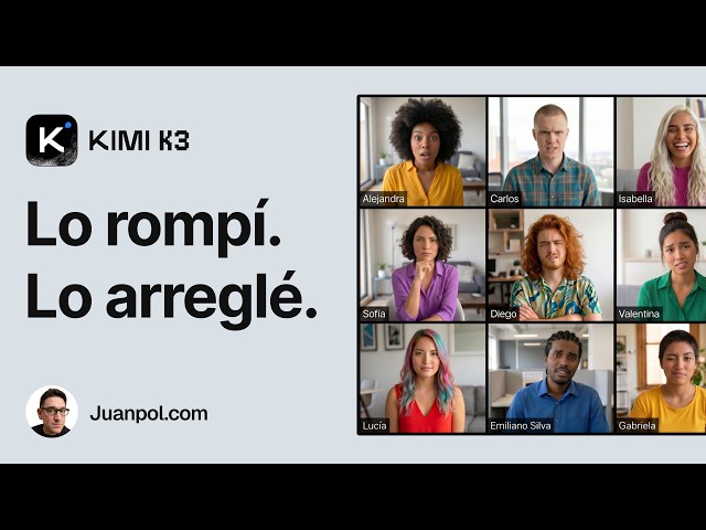 Usé Kimi K3 para iterar el sitio de UX fomo y pasó esto