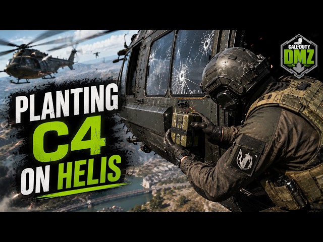 🔴Live! C4 Traps Galore! Helicopters Raining From The Sky!