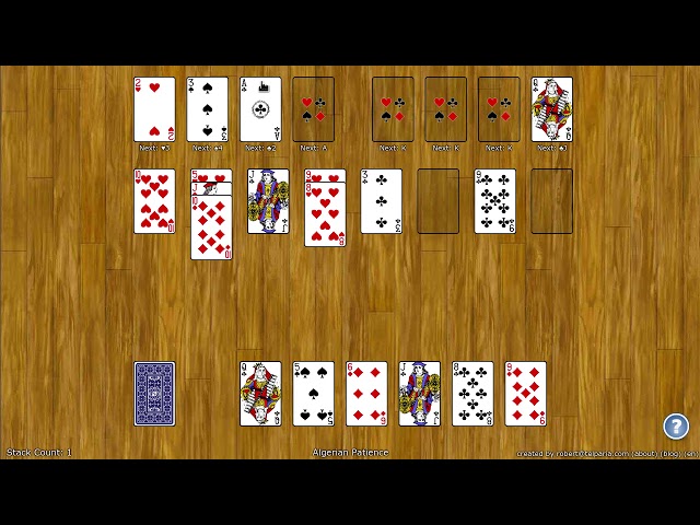 Algerian Patience Solitaire - How to Play