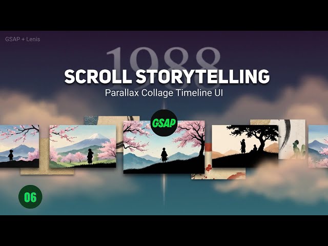 GSAP ScrollTrigger Tutorial: Auto Theme Switching & Timeline UI (Studio Ghibli Style) | Part - 06