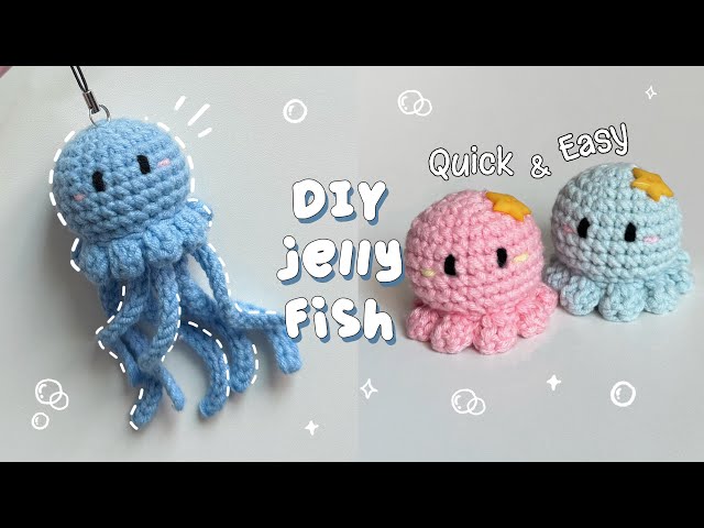 ♡ Tutorial de pulpo y medusa a crochet sin costuras | Para principiantes | Patrón 2 en 1 ♡