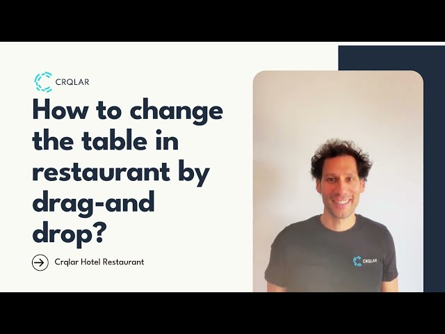 Crqlar Tutorial: Tisch per Drag & Drop wechseln | Change the Table by Drag and Drop