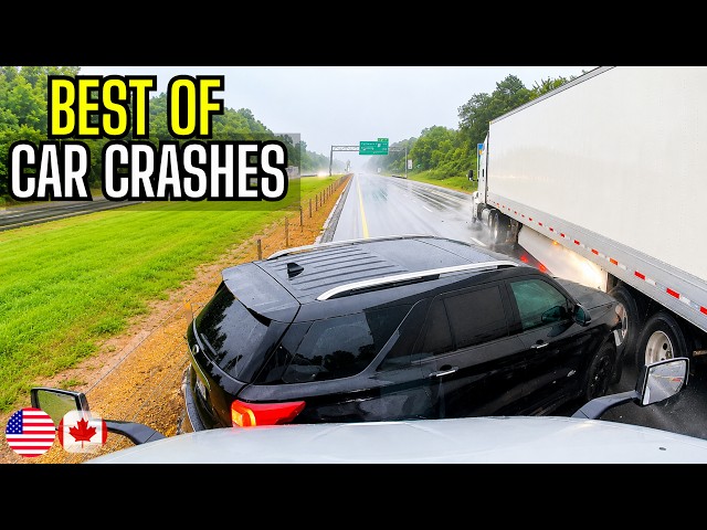 BEST OF CAR CRASHES COMPILATION | USA & CANADA - 77