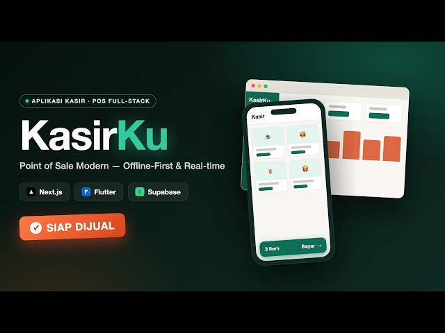 This Point-of-Sale App Is Ready for Sale! Next.js + Flutter + Supabase 🔥