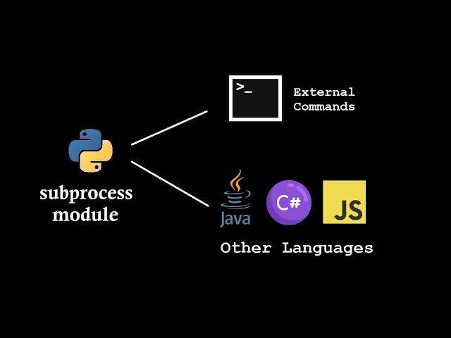 subprocess module to run other languages or external commands in python