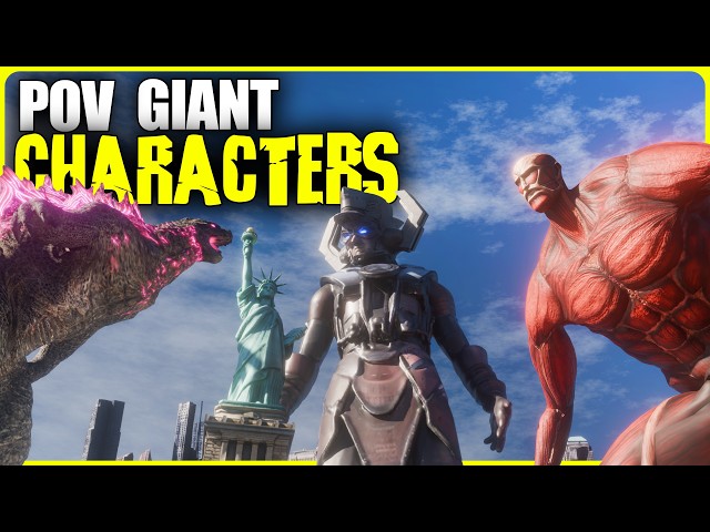 GIANT Creature Size Comparison in First Person View