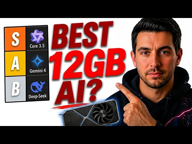 [RANKING] 11 Local AI Models — 12GB VRAM Tier List (Qwen3.5, Gemma 4, DeepSeek)