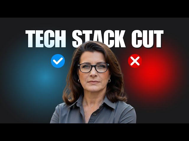 I Audited Our Entire Tech Stack (Here's What We Cut)