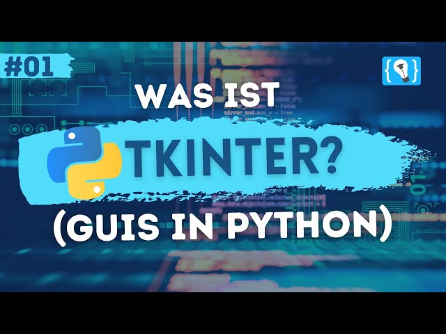 Python Tkinter Tutorial #1 - What is Tkinter? (GUIs in Python)