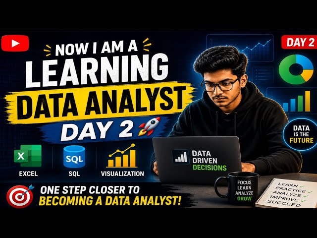 Day 2 | Now I am a Learning Data Analyst | #dataanalytics #ytshortsindia #learmvideos 