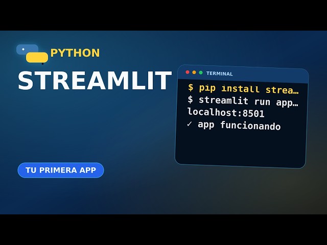 How to install Streamlit in Python and create your first app