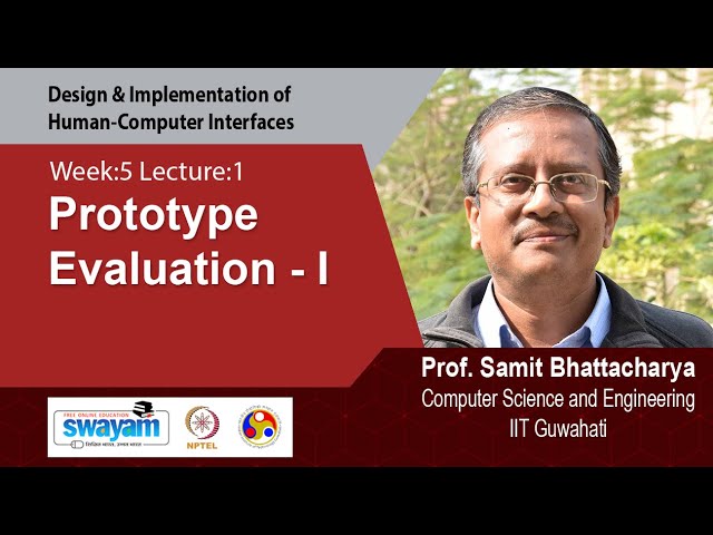 Lec 16: Prototype Evaluation I