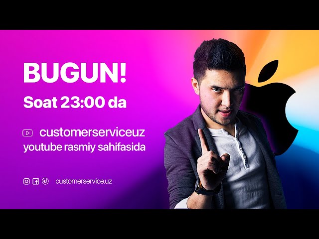 Apple 2020 noyabr taqdimoti