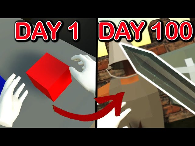 What 100 Days of VR Game Development Looks Like