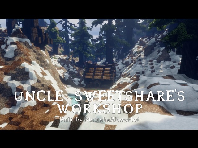 Uncle Sweetshare's Workshop in Minecraft - Tamrielcraft build showcase