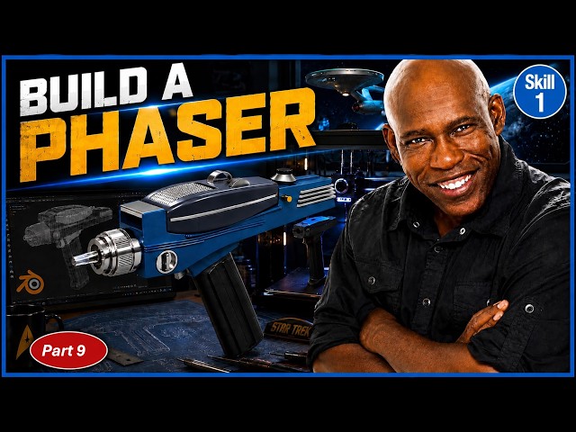 How to 3D Print a Star Trek Phaser in Blender | Episode 9
