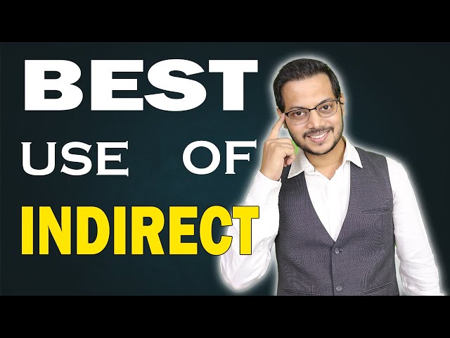 Best Use of Indirect Function in Excel | Lets learn best trick for indirect function