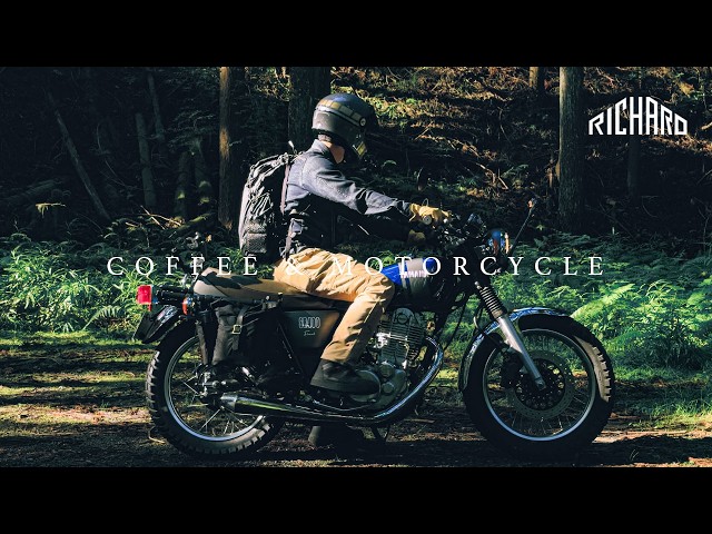 [YAMAHA SR400] July Morning, Minimalist Journey: Coffee & Motorcycle | KAKACOO | AeroPress | ASMR