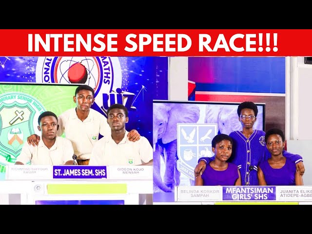 🥶🔥Competitive Speed Race Btn St. James Sem And Mfantsipim Girls