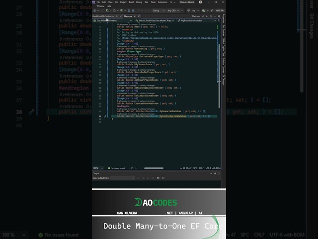 Simple double many to one EF Core relationships #csharp