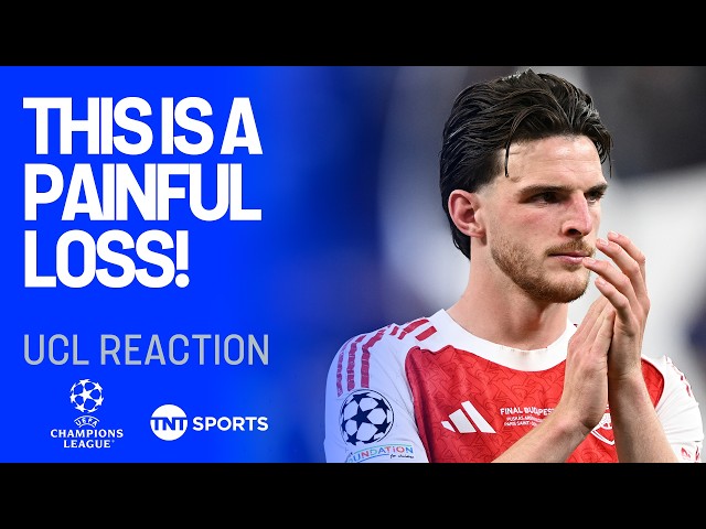 Declan Rice on Arsenal's heartbreaking UCL final loss vs PSG and their missed penalties 💔🥺