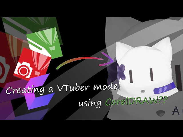 Tutorial on creating a VTuber model using CorelDRAW, Corel Photo-Paint, and Inochi2D.