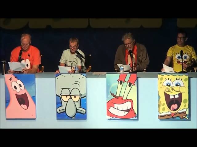 SpongeBob: Live Read of Help Wanted, Sept 7, 2013 FULL EVENT