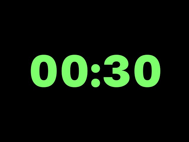 30 Second Timer 💻 Deep Work Countdown · 3 2 1 GO Start