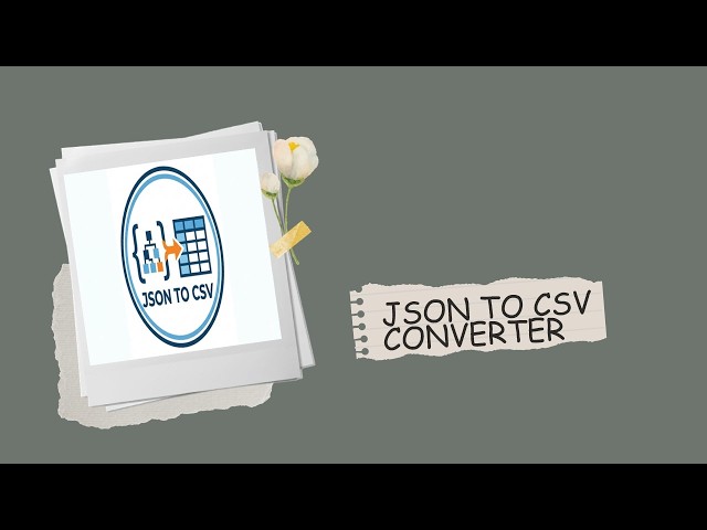 Python File & Folder Automation – Project 1: JSON to CSV Converter