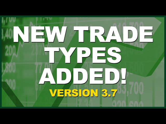 Trade Log Version 3.7 - New Trade Types Added  -  Free Option Tracker!