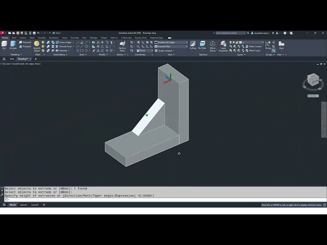 AutoCAD 2026 Tutorial - 3D Modeling
