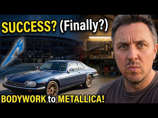 Blue Devil Jaguar XJS | From Bodywork to Metallica Concert, lets not have any problems.