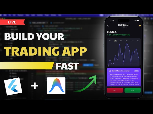 How to Build a Trading App with Zerodha Kite API & Google Anti-Gravity in Flutter