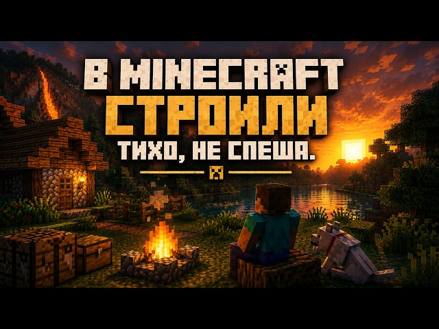 В Minecraft строили тихо, не спеша. Без лишней суеты.