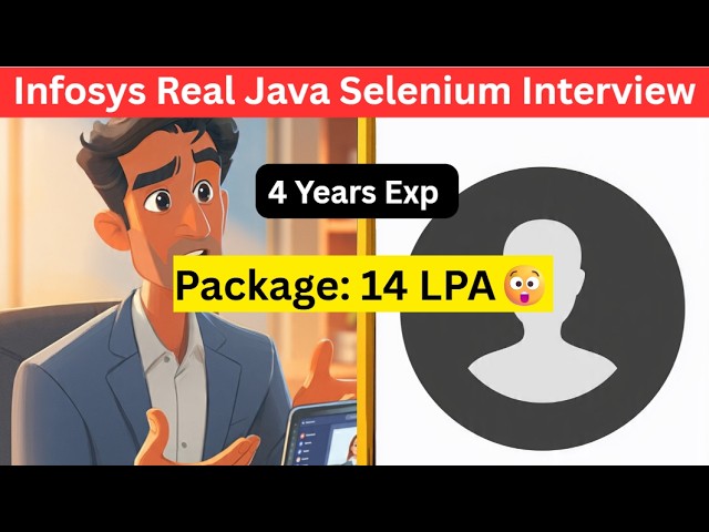 Infosys Selenium Java Interview | Automation Testing