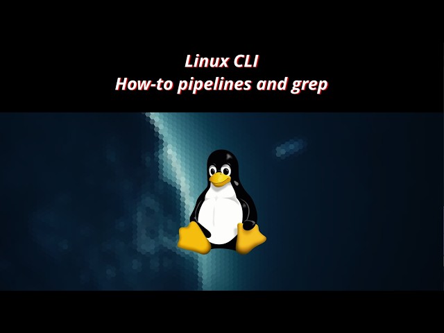 Linux CLI HowTo 14 🐧 How to pipelines and grep