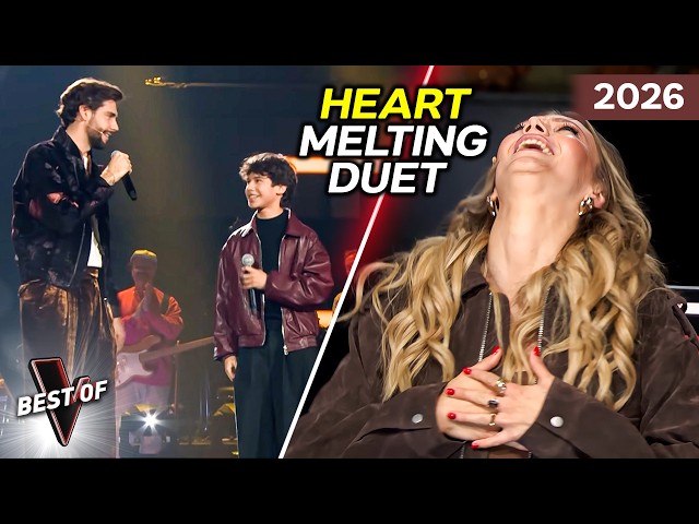 Álvaro Left The Chair... Just to Sing With Him [4K] | The Voice Kids
