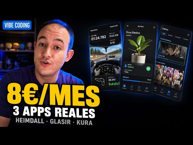 Construí 3 Apps Reales con IA por 8€ — No Esperaba Este Resultado