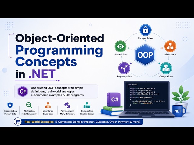 Object-Oriented Programming in .NET | OOP Concepts in C# for Beginners