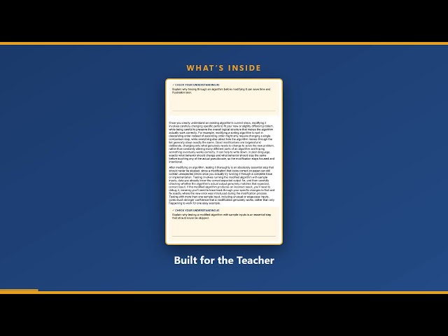 Grade 7 Computer Science: Select, Modify, Solve — 7.AP.A.01
