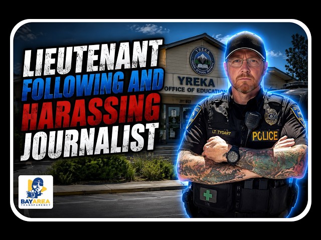 POLICE SO MAD HE FOLLOWS ME AROUND TRYING TO HARASS ME!!!! YREKA, CA FIRST AMENDMENT