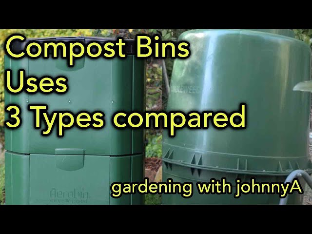 Compost Bin Review - Compost Tumblers - Aerobin 400 - Static Composters - Piles for Mulch